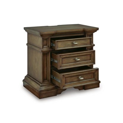 Signature Design by Ashley Frantanna PCB949 - 93 Three Drawer Night Stand - American Furniture of Slidell