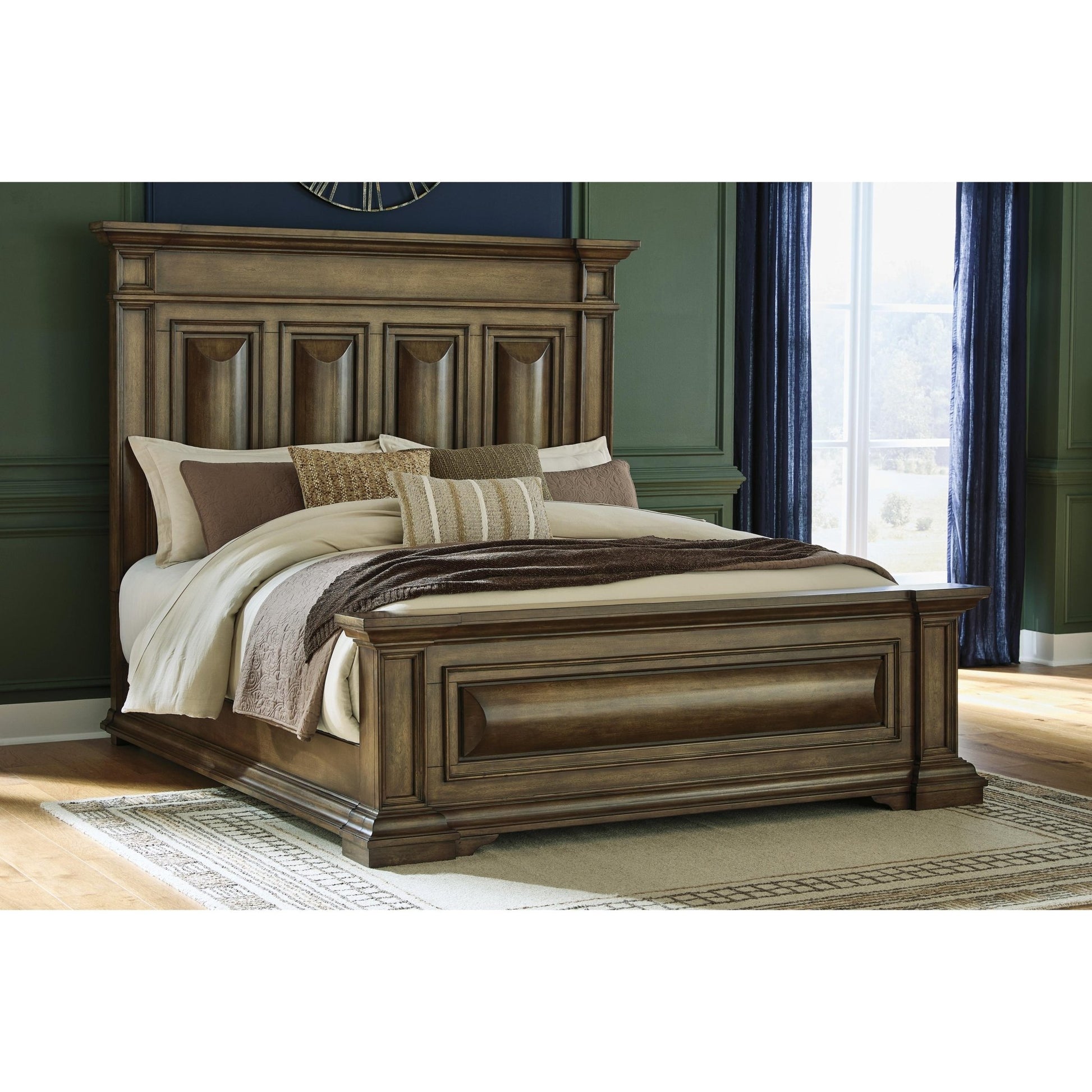 Signature Design by Ashley Frantanna PCB949B6 King Panel Bed - American Furniture of Slidell