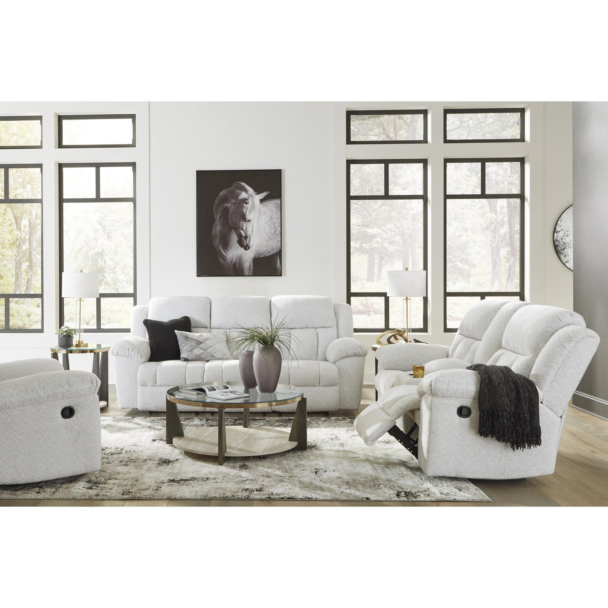 Signature Design by Ashley Frohn 3740588C Reclining Sofa - American Furniture of Slidell
