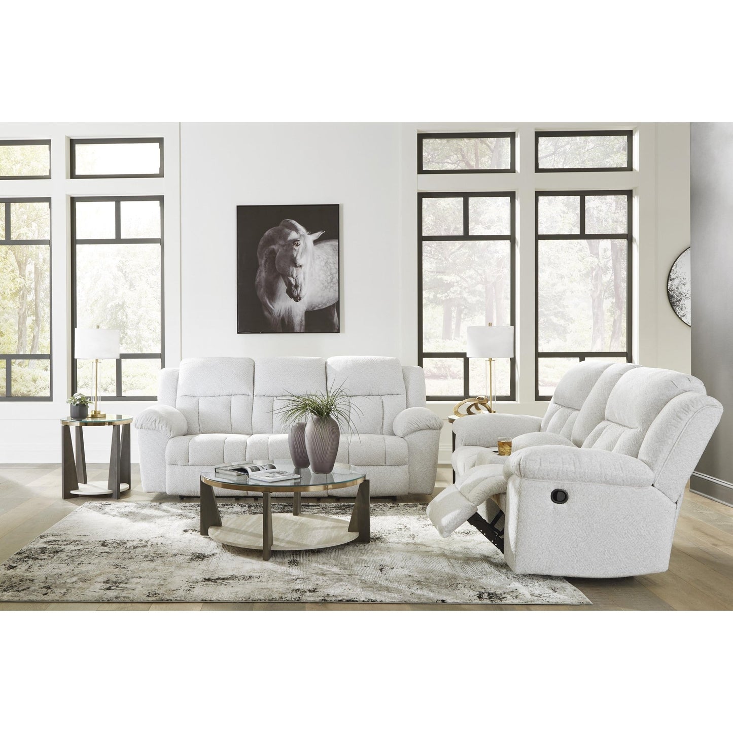 Signature Design by Ashley Frohn 3740588C Reclining Sofa - American Furniture of Slidell