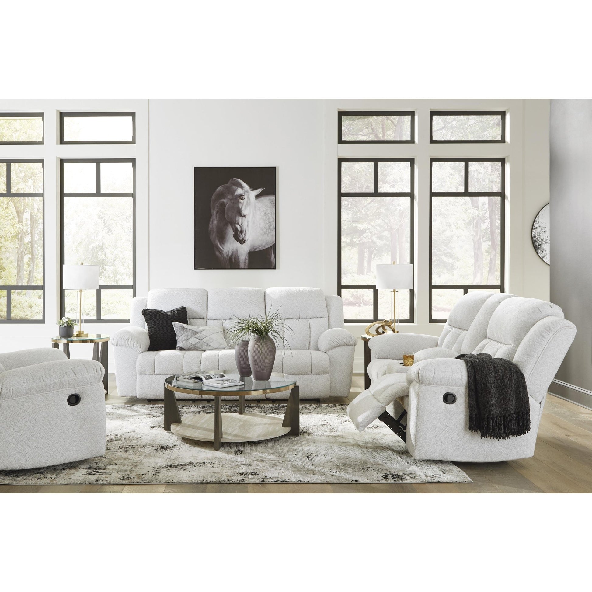 Signature Design by Ashley Frohn 3740588C Reclining Sofa - American Furniture of Slidell