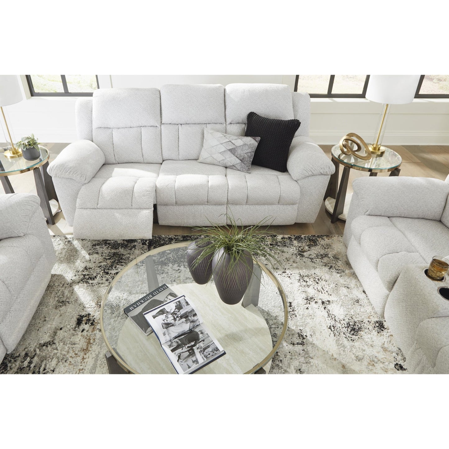 Signature Design by Ashley Frohn 3740588C Reclining Sofa - American Furniture of Slidell