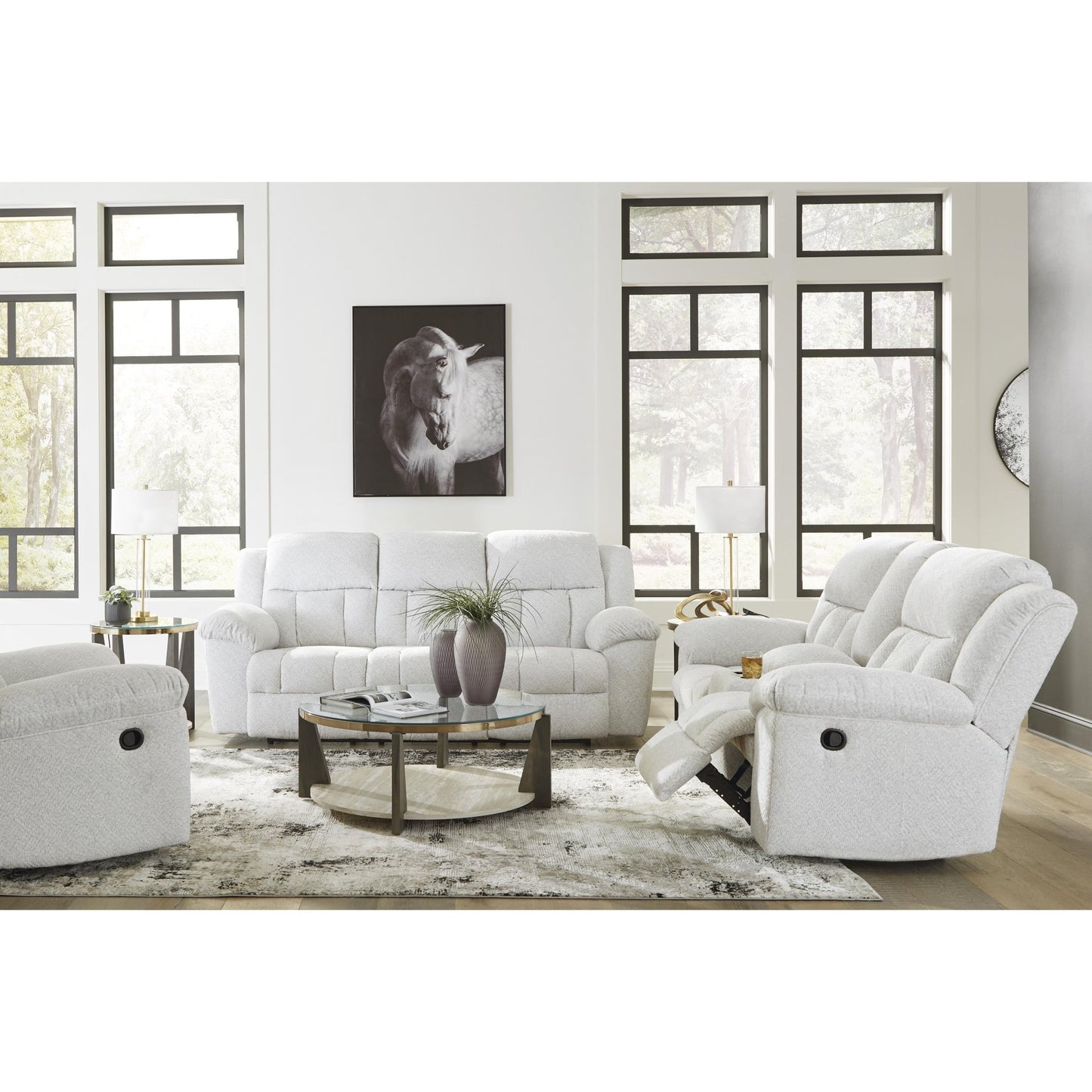 Signature Design by Ashley Frohn 3740588C Reclining Sofa - American Furniture of Slidell