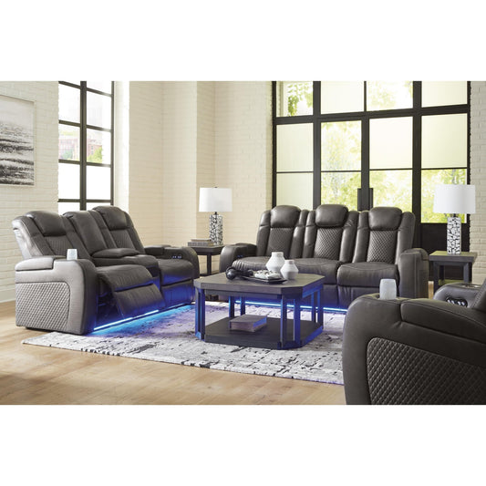 Signature Design by Ashley Fyne - Dyme 36602U2 3 pc Power Reclining Living Room Set - American Furniture of Slidell