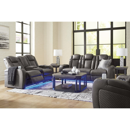 Signature Design by Ashley Fyne - Dyme 36602U2 3 pc Power Reclining Living Room Set - American Furniture of Slidell