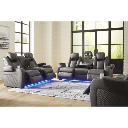 Signature Design by Ashley Fyne - Dyme 36602U2 3 pc Power Reclining Living Room Set - American Furniture of Slidell