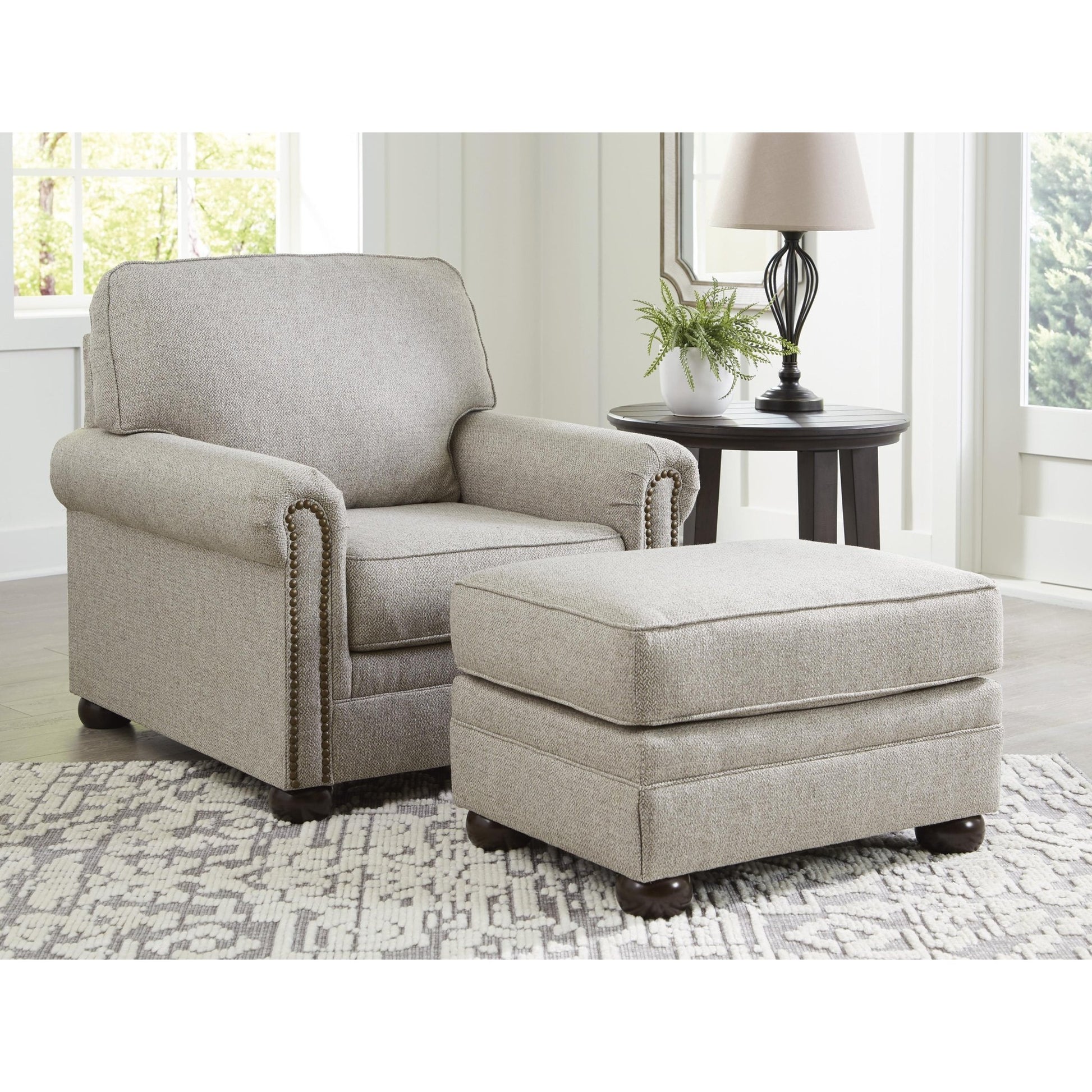 Signature Design by Ashley Gaelon 3730714 Ottoman - American Furniture of Slidell