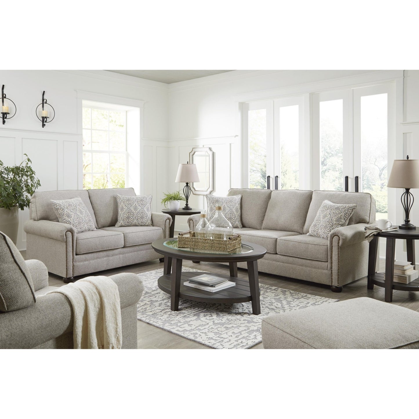 Signature Design by Ashley Gaelon 37307U3 4 pc Living Room Set - American Furniture of Slidell