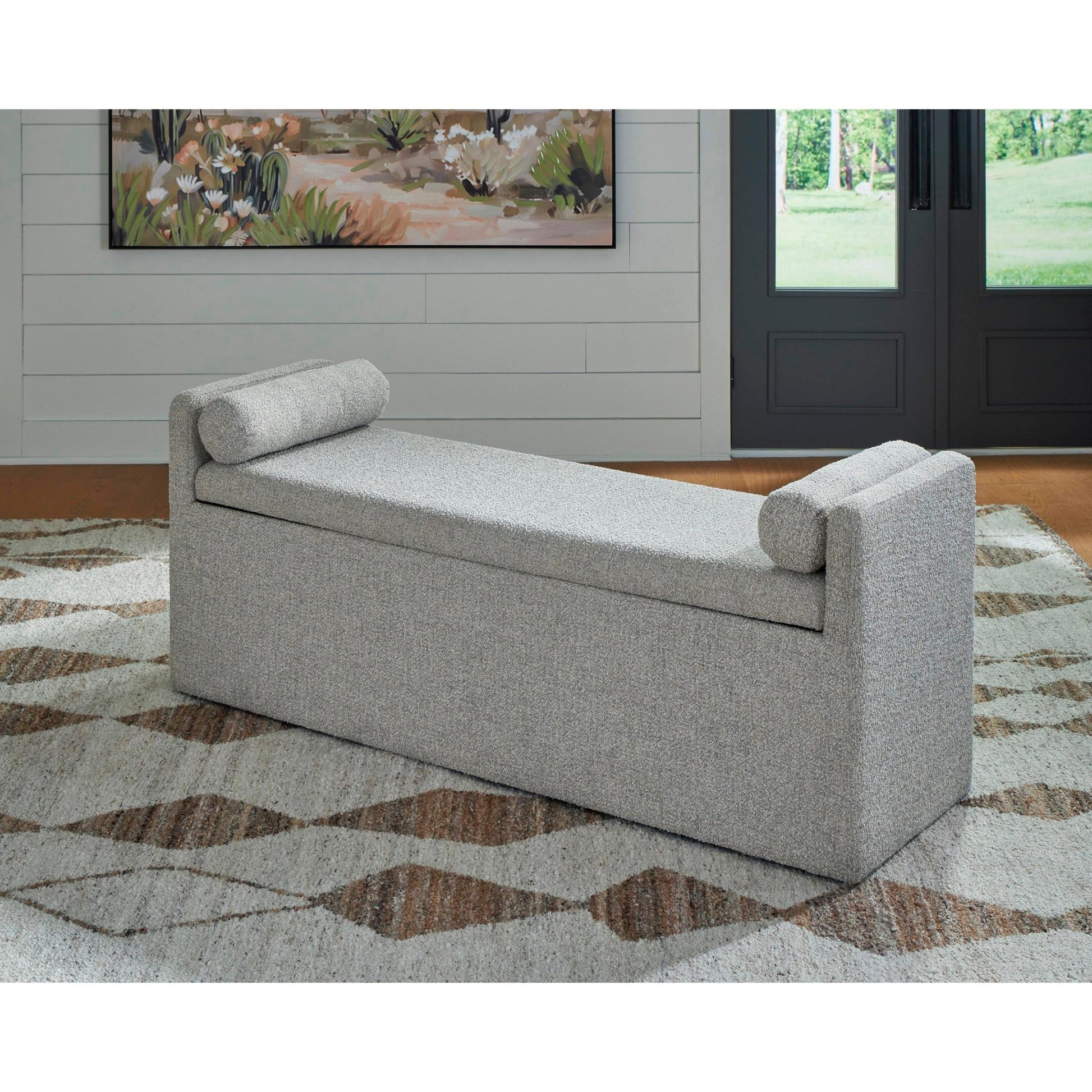 Signature Design by Ashley Galliden D841 - 00 Large Upholstered Dining Room Bench - American Furniture of Slidell