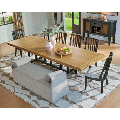Signature Design by Ashley Galliden D841 - 00 Large Upholstered Dining Room Bench - American Furniture of Slidell