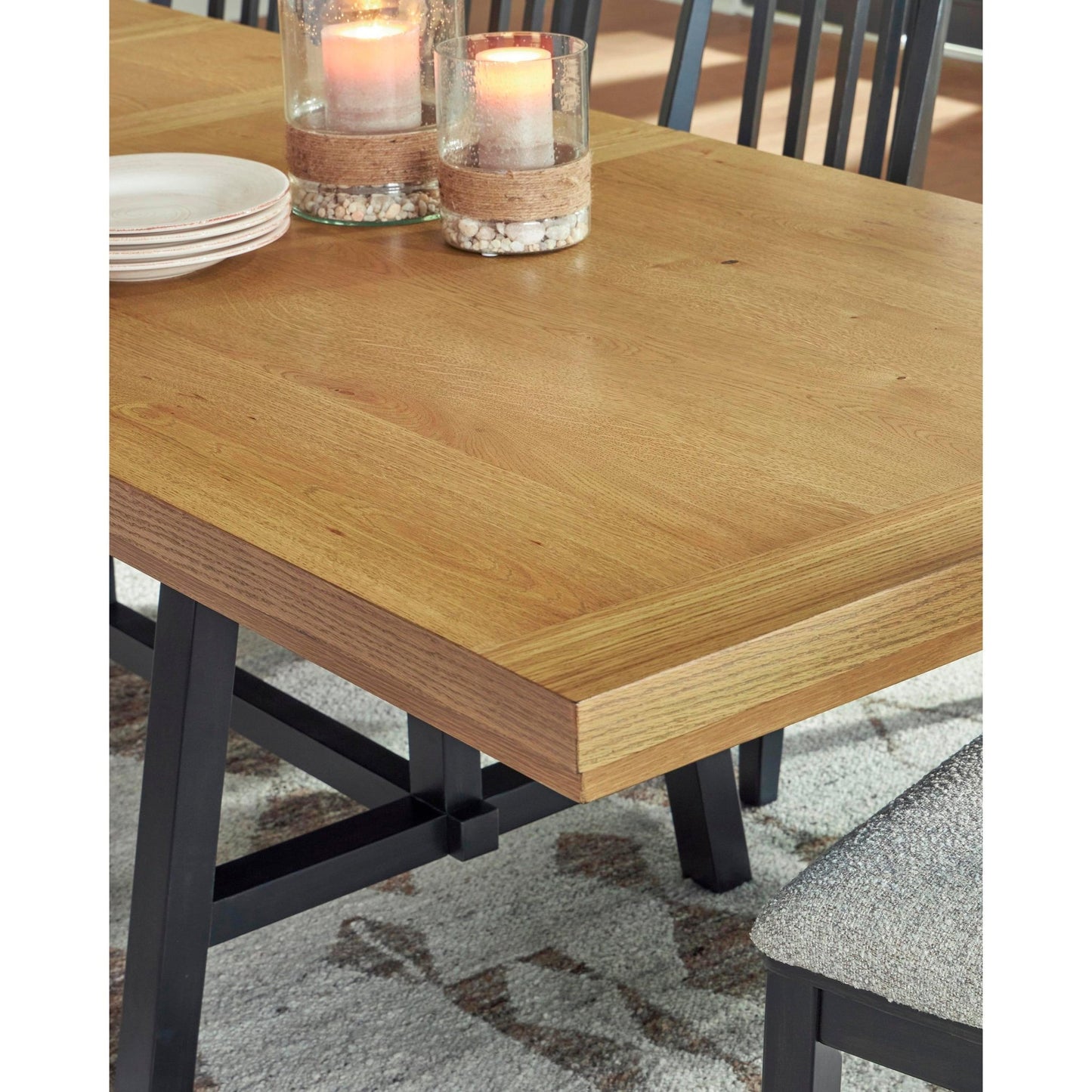 Signature Design by Ashley Galliden D841 - 55 Rectangular Dining Room Extension Table - American Furniture of Slidell