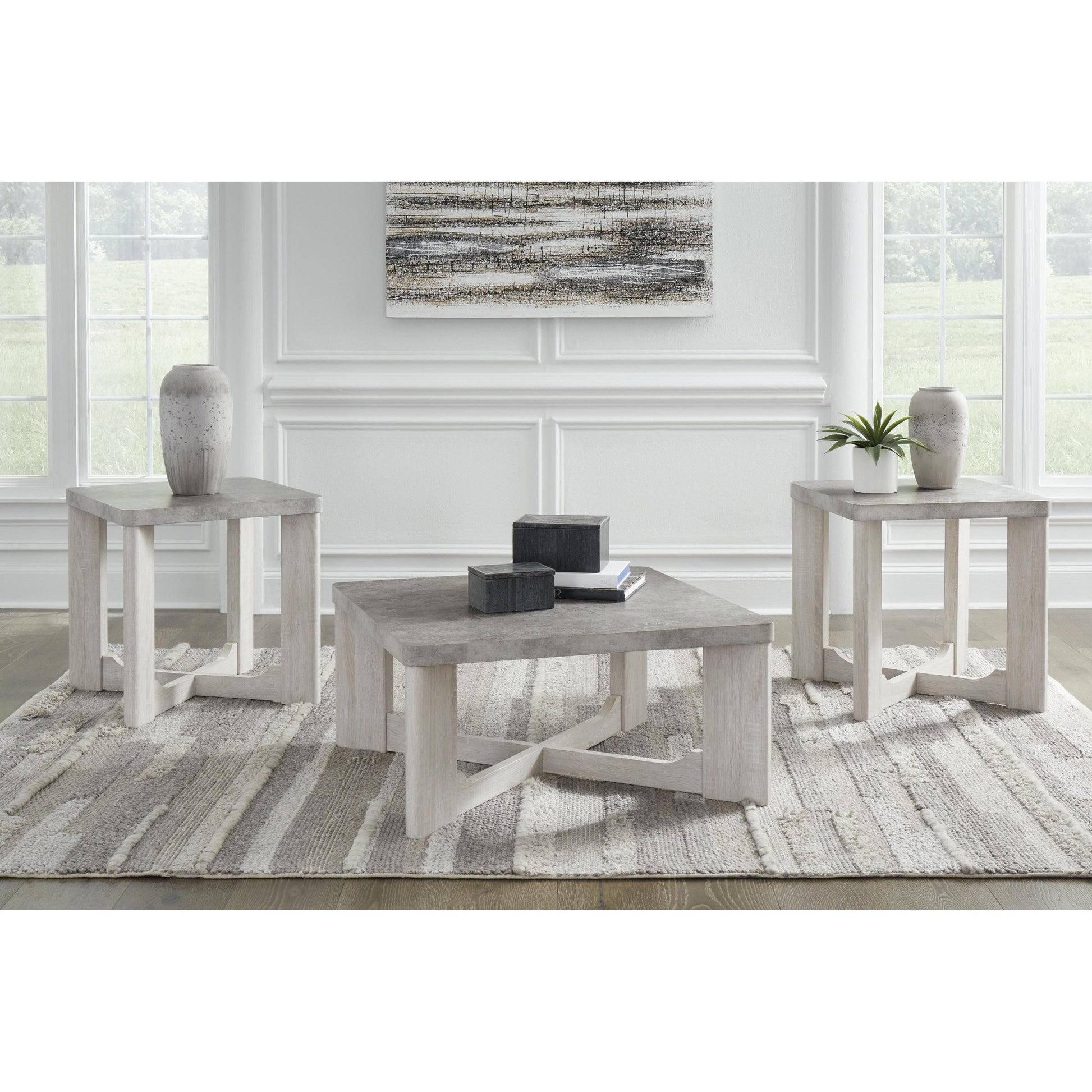Signature Design by Ashley Garnilly T247 - 13 Occasional Table Set - American Furniture of Slidell
