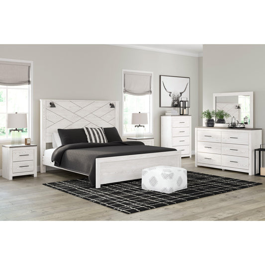 Signature Design by Ashley Gerridan B1190B20 6 pc King Panel Bedroom Set - American Furniture of Slidell
