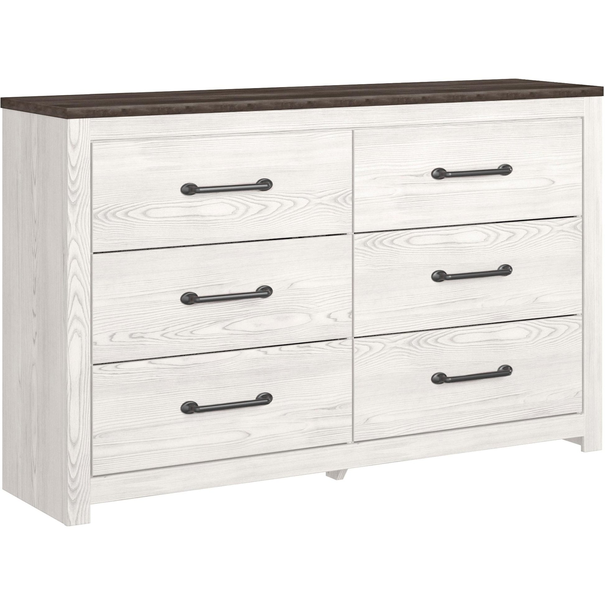 Signature Design by Ashley Gerridan B1190B26 6 pc Queen Panel Bedroom Set - American Furniture of Slidell