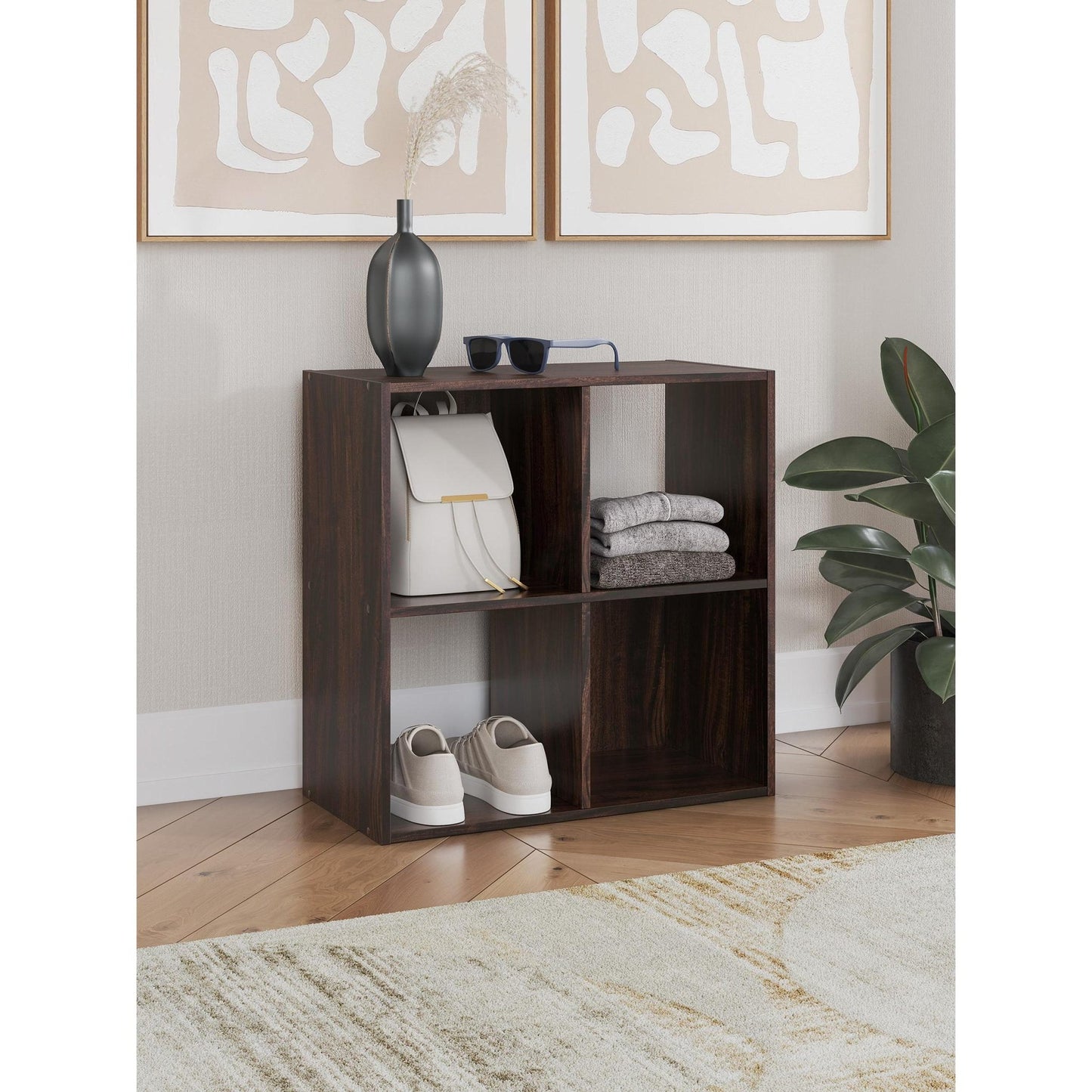Signature Design by Ashley Glosmount EA1055 - 2X2 Four Cube Organizer - American Furniture of Slidell