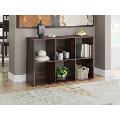 Signature Design by Ashley Glosmount EA1055 - 3X2 Six Cube Organizer - American Furniture of Slidell