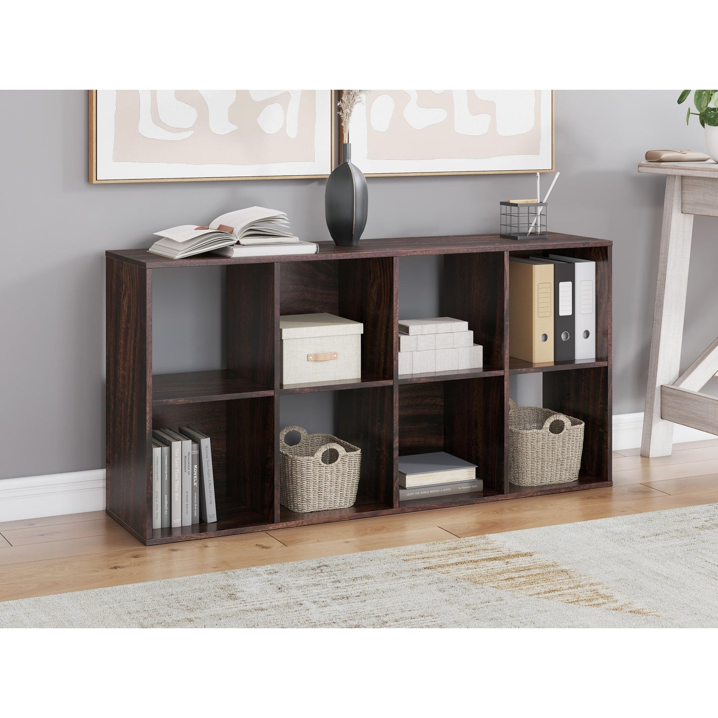Signature Design by Ashley Glosmount EA1055 - 4X2 Eight Cube Organizer - American Furniture of Slidell
