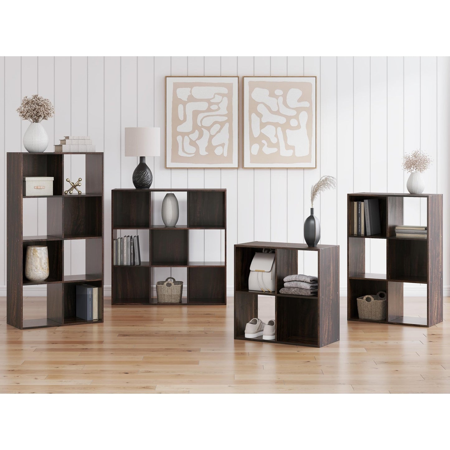 Signature Design by Ashley Glosmount EA1055 - 4X2 Eight Cube Organizer - American Furniture of Slidell