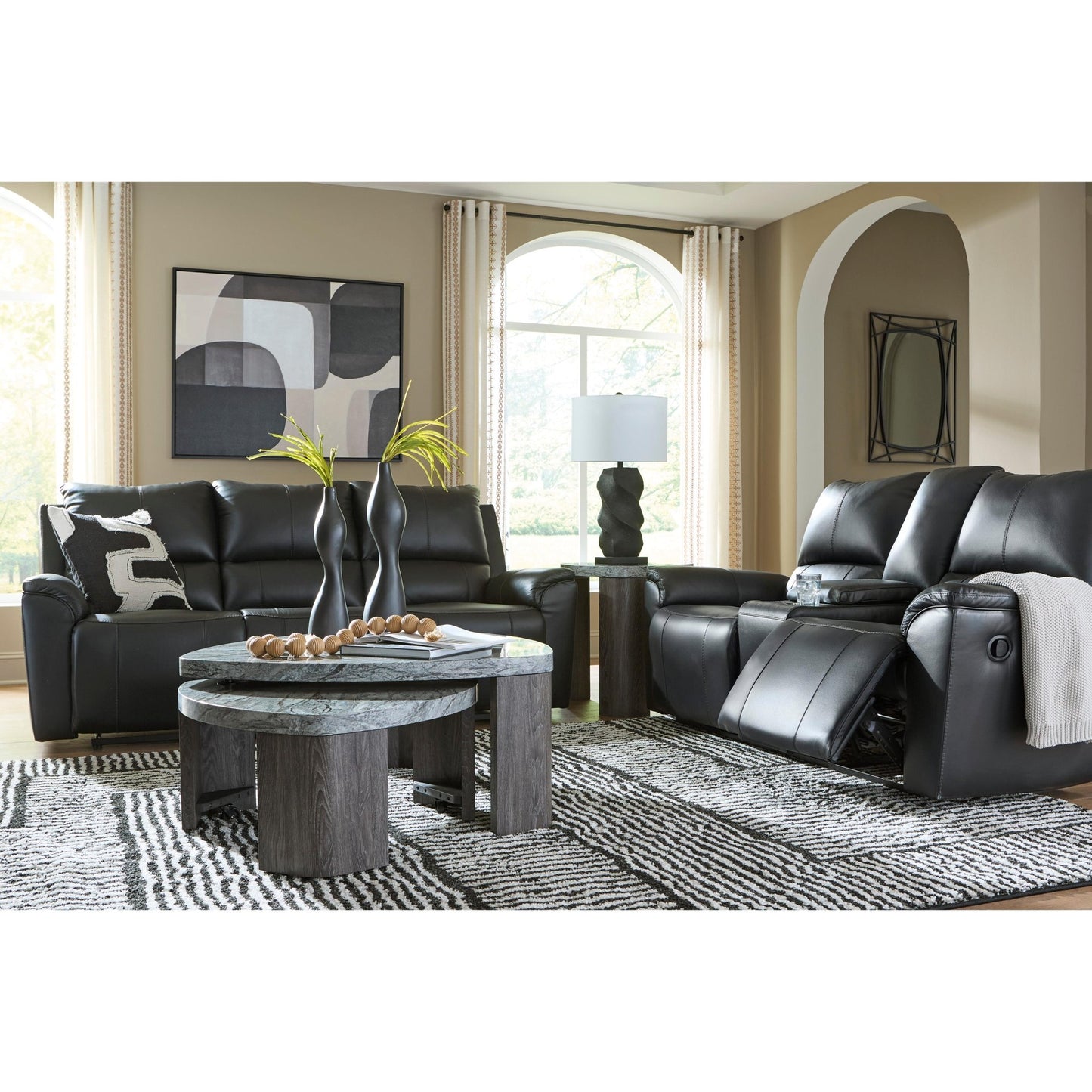 Signature Design by Ashley Glossmore PCU1170094 DBL Reclining Loveseat with Console - American Furniture of Slidell