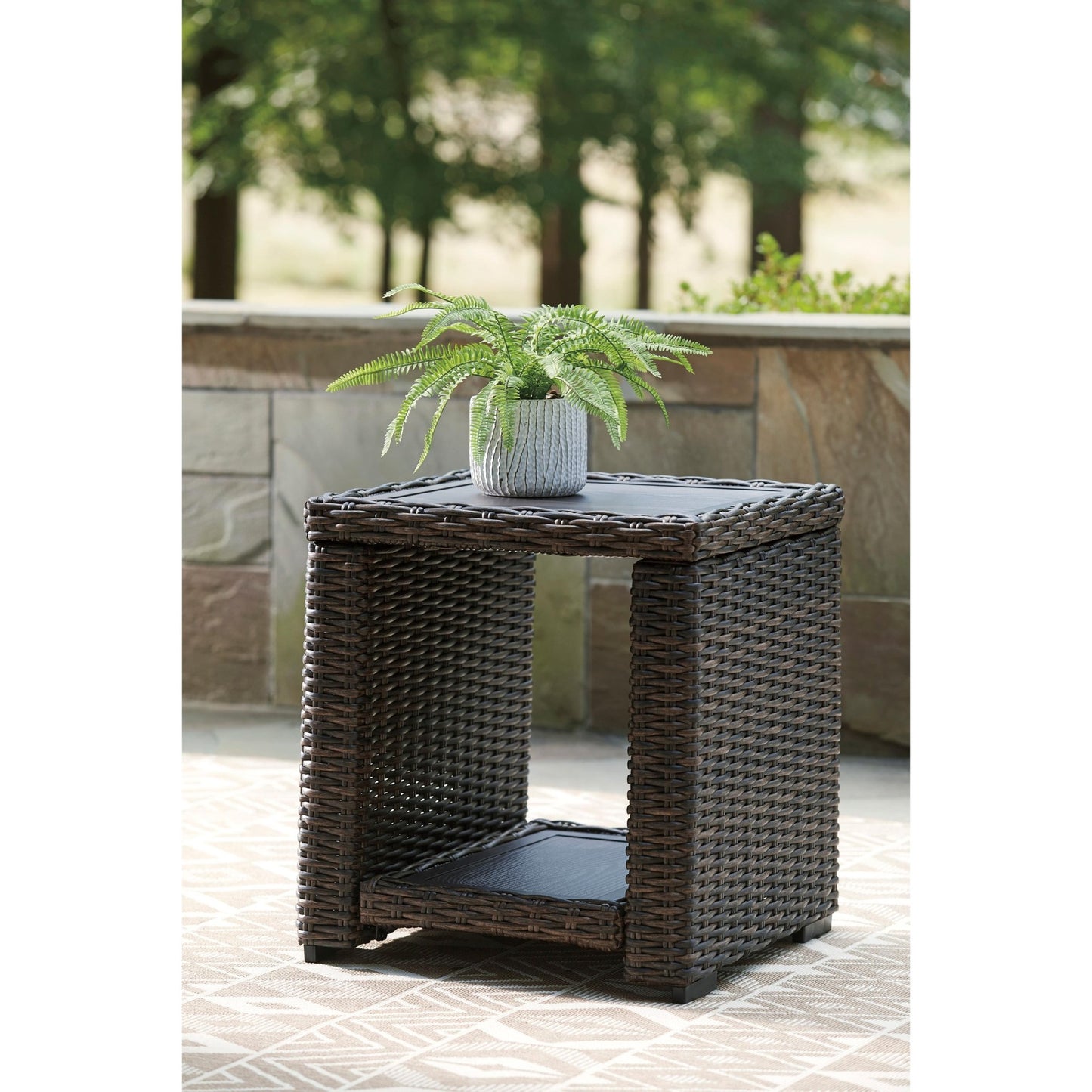Signature Design by Ashley Grasson Lane P783 - 702 Square End Table - American Furniture of Slidell