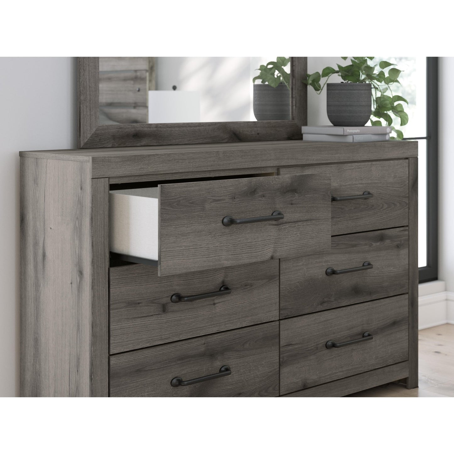 Signature Design by Ashley Graystorm PCB2405B1 Dresser and Mirror - American Furniture of Slidell