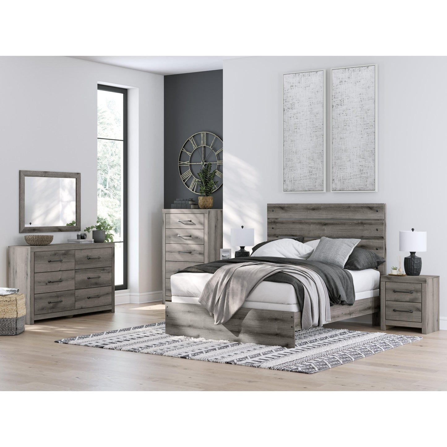 Signature Design by Ashley Graystorm PCB2405B1 Dresser and Mirror - American Furniture of Slidell
