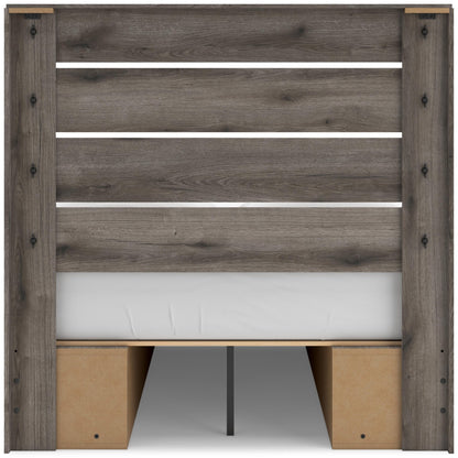 Signature Design by Ashley Graystorm PCB2405B17 Full Panel Bed with Storage - American Furniture of Slidell