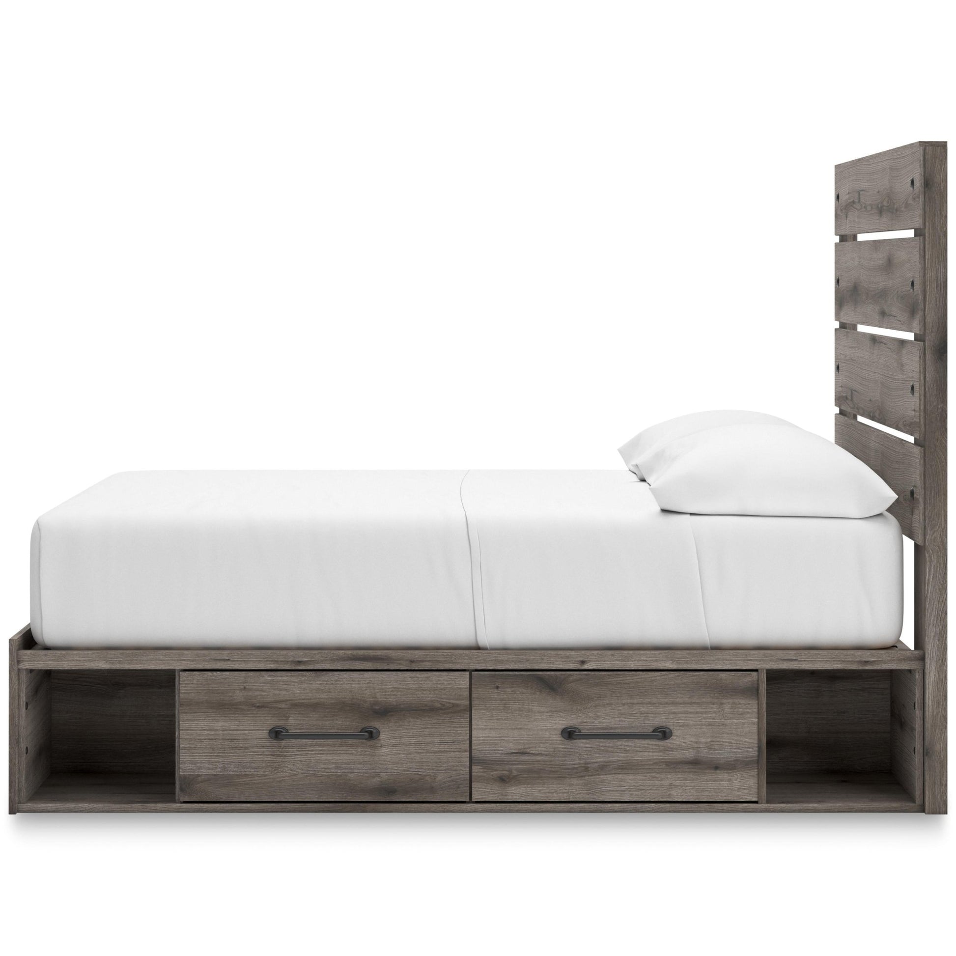 Signature Design by Ashley Graystorm PCB2405B17 Full Panel Bed with Storage - American Furniture of Slidell