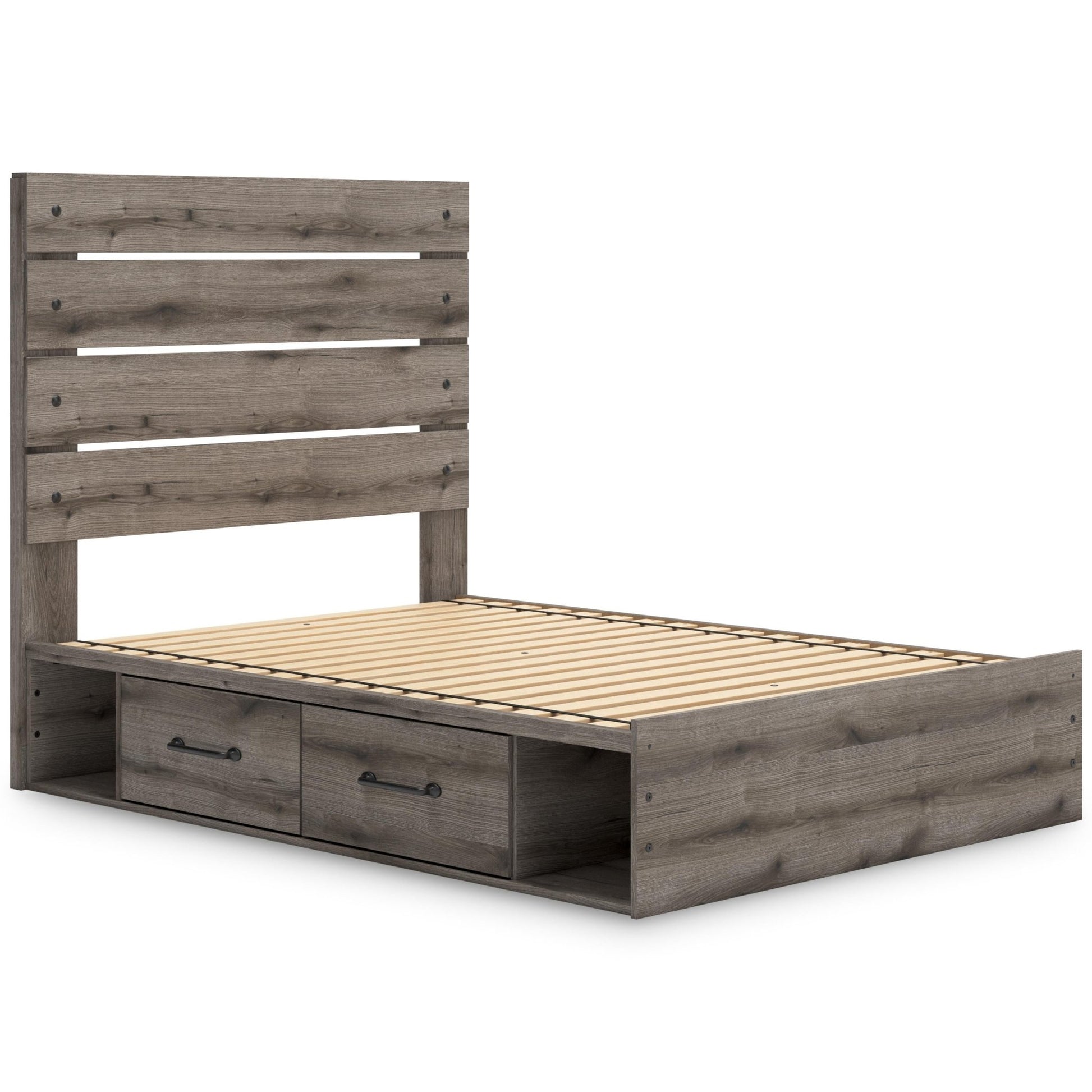 Signature Design by Ashley Graystorm PCB2405B17 Full Panel Bed with Storage - American Furniture of Slidell