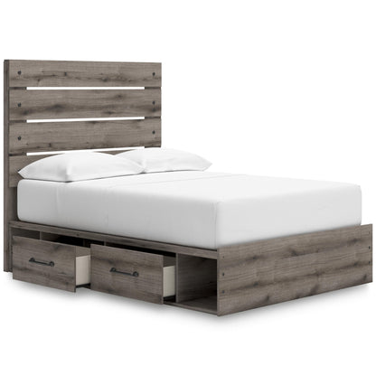 Signature Design by Ashley Graystorm PCB2405B17 Full Panel Bed with Storage - American Furniture of Slidell