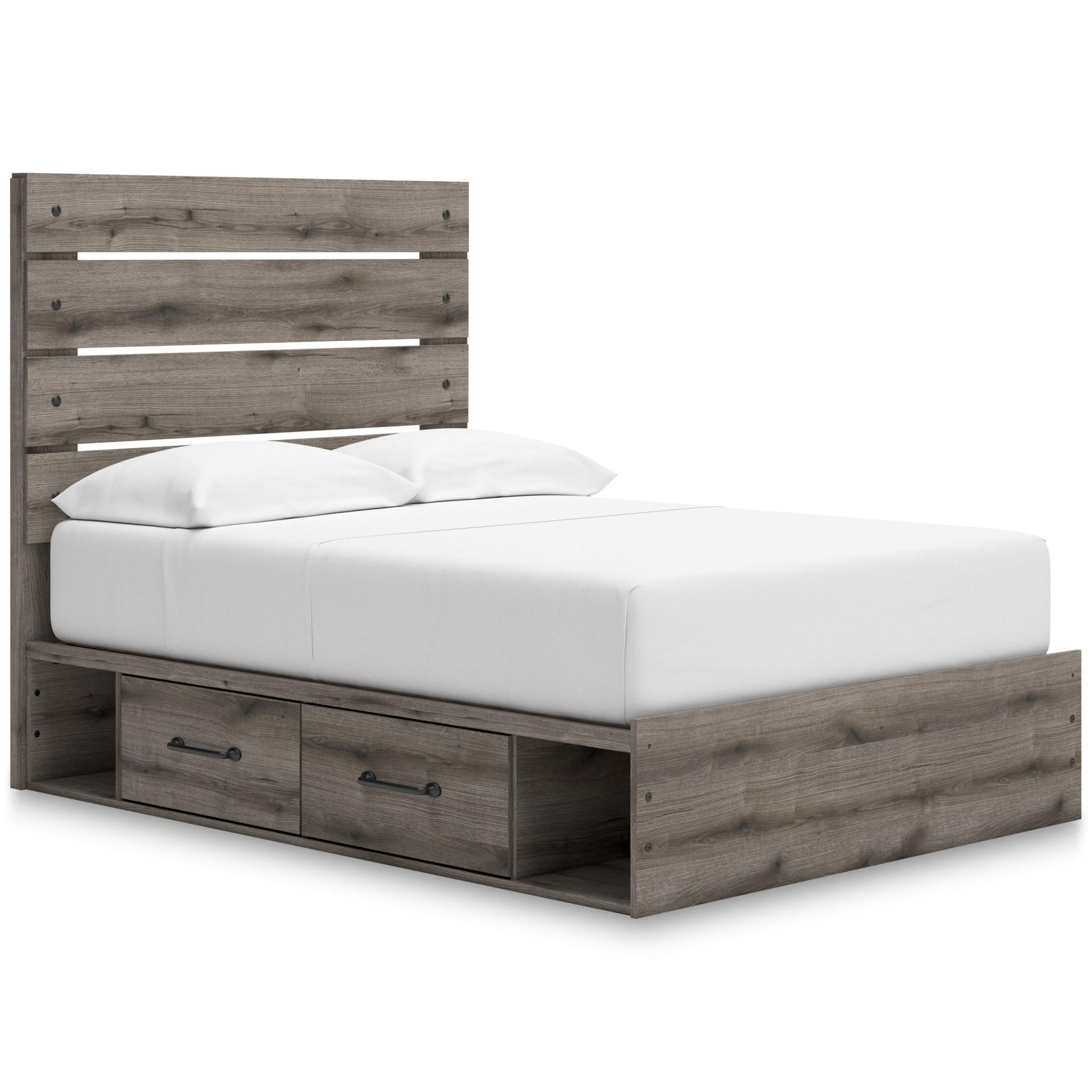 Signature Design by Ashley Graystorm PCB2405B17 Full Panel Bed with Storage - American Furniture of Slidell