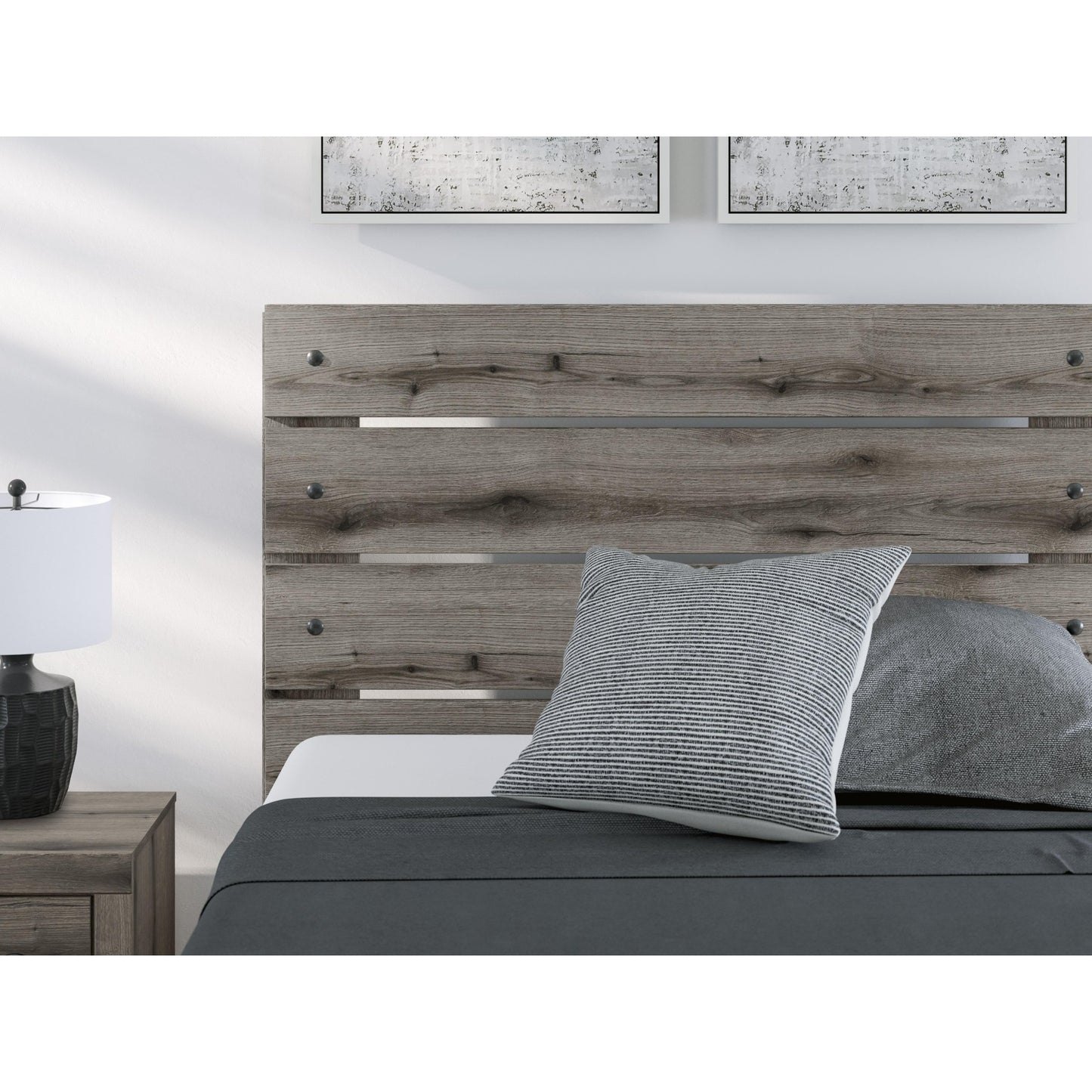 Signature Design by Ashley Graystorm PCB2405B17 Full Panel Bed with Storage - American Furniture of Slidell