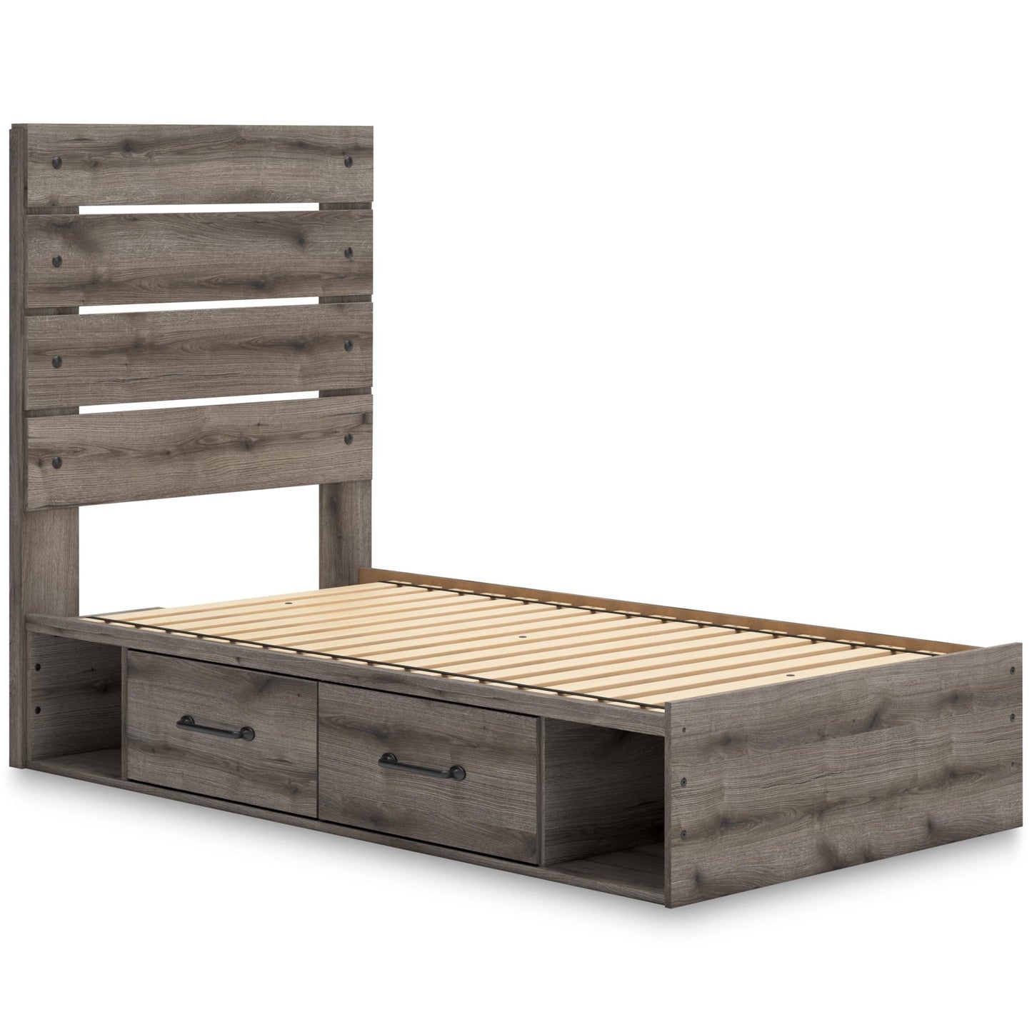 Signature Design by Ashley Graystorm PCB2405B18 Twin Panel Storage Bed - American Furniture of Slidell