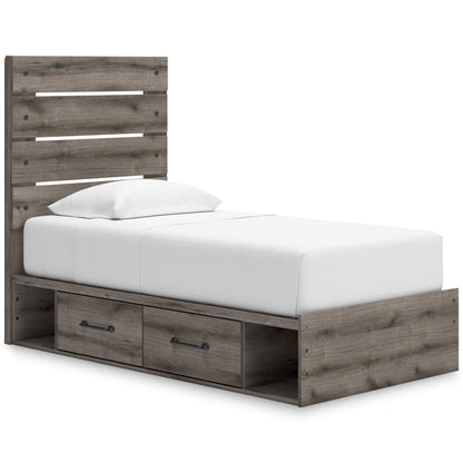 Signature Design by Ashley Graystorm PCB2405B18 Twin Panel Storage Bed - American Furniture of Slidell