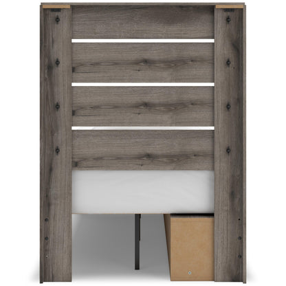 Signature Design by Ashley Graystorm PCB2405B18 Twin Panel Storage Bed - American Furniture of Slidell