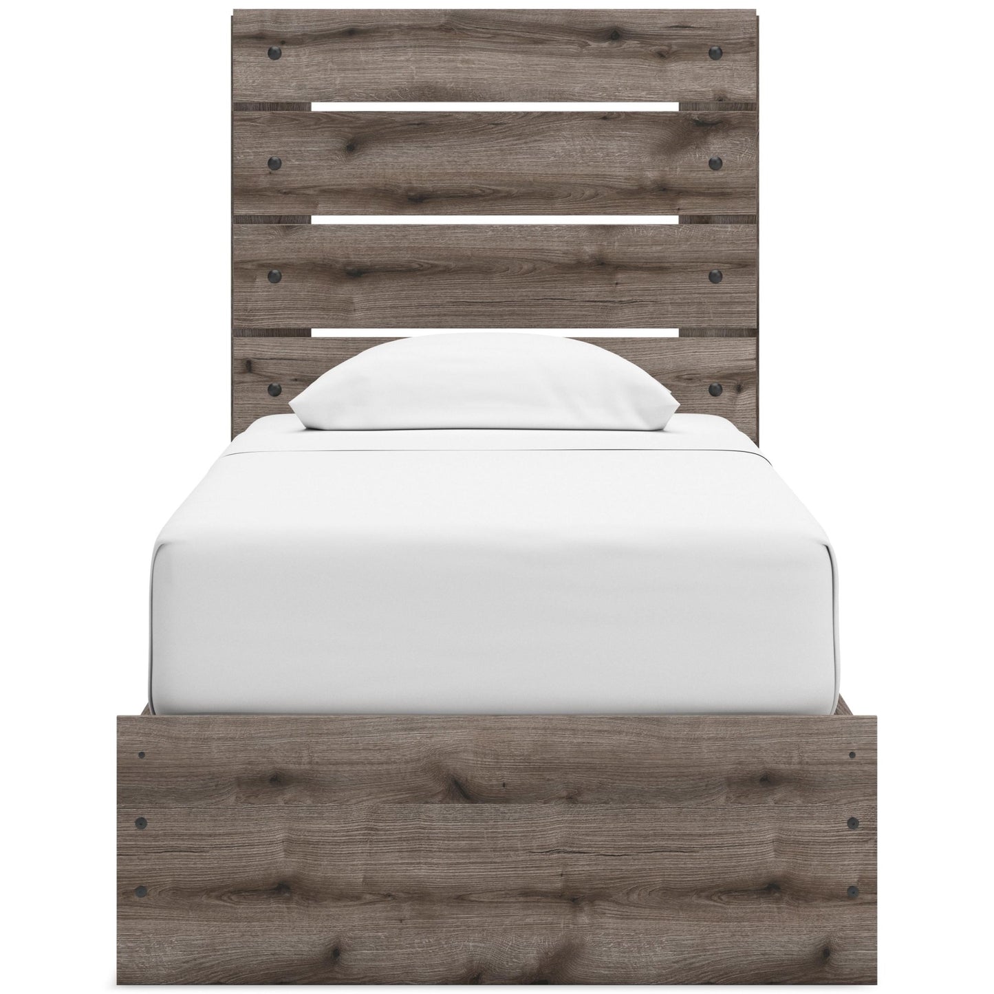 Signature Design by Ashley Graystorm PCB2405B19 Twin Panel Bed with Storage - American Furniture of Slidell