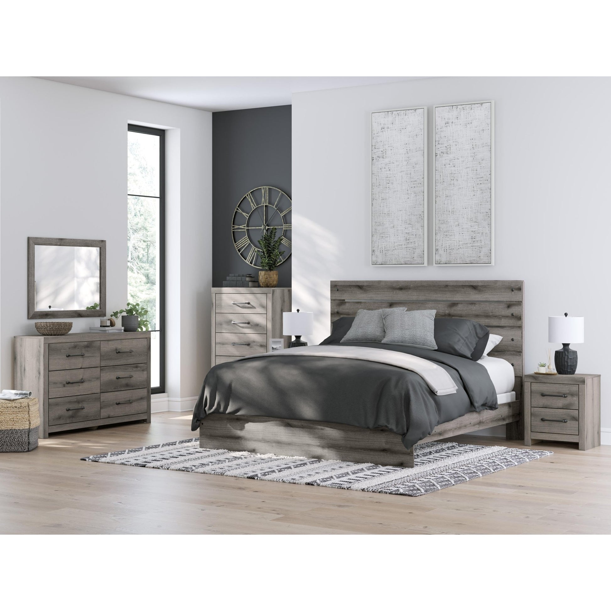 Signature Design by Ashley Graystorm PCB2405B8 King Panel Bed - American Furniture of Slidell