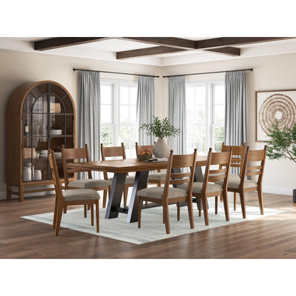 Signature Design by Ashley Greddinton Dining Table with Trestle Base PCD824 - 55B/PCD824 - 55T - American Furniture of Slidell
