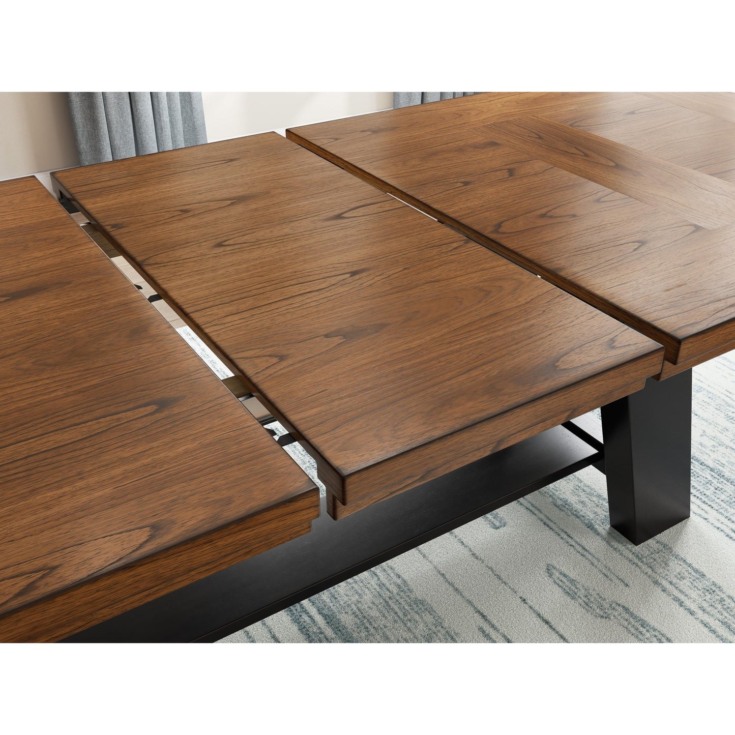 Signature Design by Ashley Greddinton Dining Table with Trestle Base PCD824 - 55B/PCD824 - 55T - American Furniture of Slidell