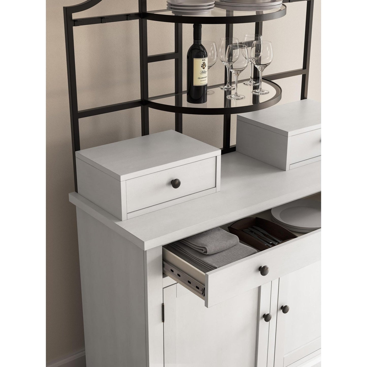 Signature Design by Ashley Greddinton PCD824D1 Baker's Rack - American Furniture of Slidell