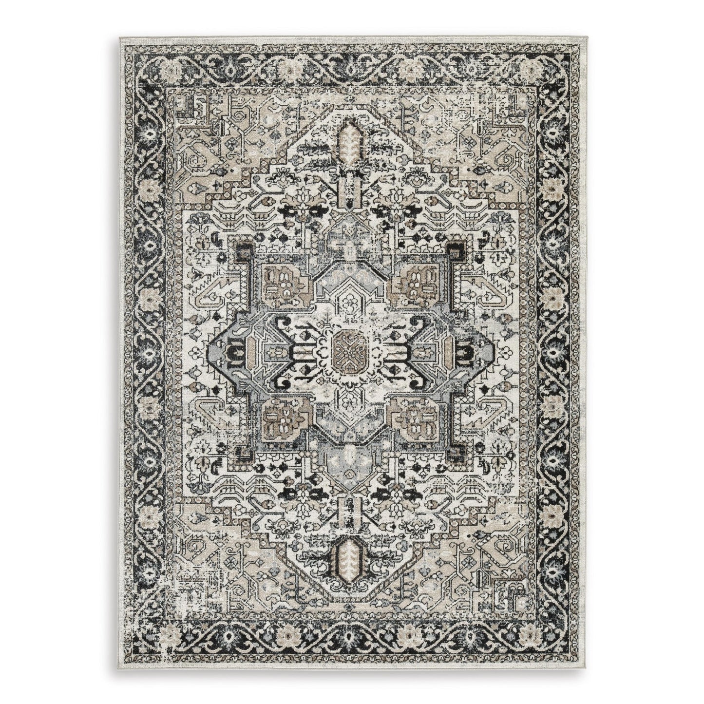 Signature Design by Ashley Gregmoore R405822 Washable Medium Rug - American Furniture of Slidell