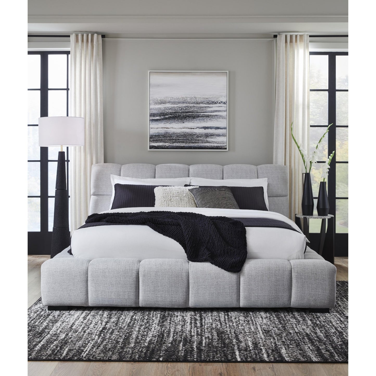 Signature Design by Ashley Grendusk PCB584B2 King Upholstered Bed - American Furniture of Slidell