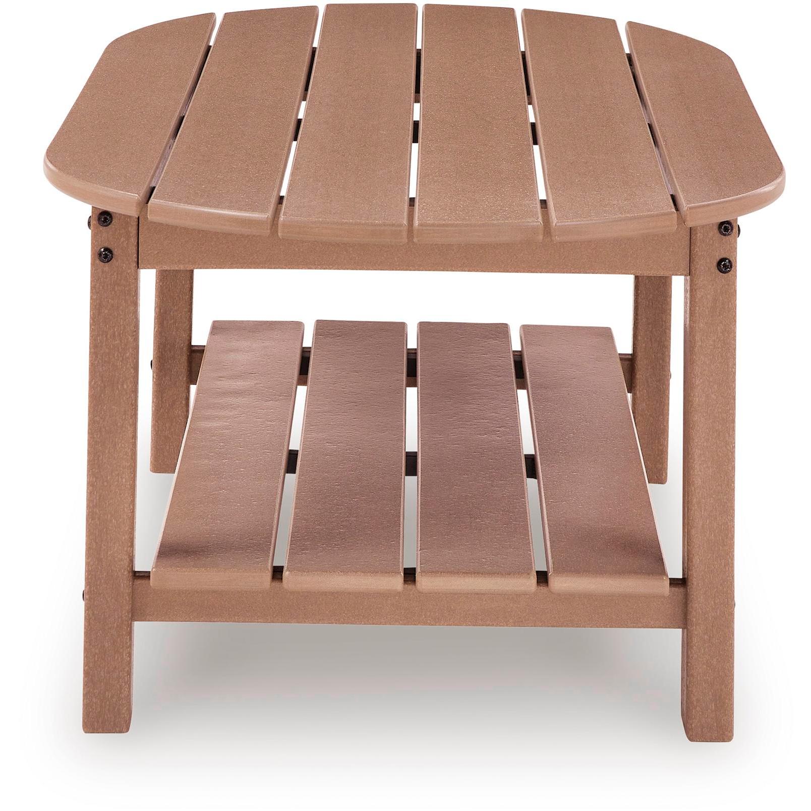 Signature Design by Ashley Grover Beach PCP422 - 700 Oval Cocktail Table - American Furniture of Slidell