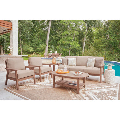 Signature Design by Ashley Grover Beach PCP422 - 700 Oval Cocktail Table - American Furniture of Slidell