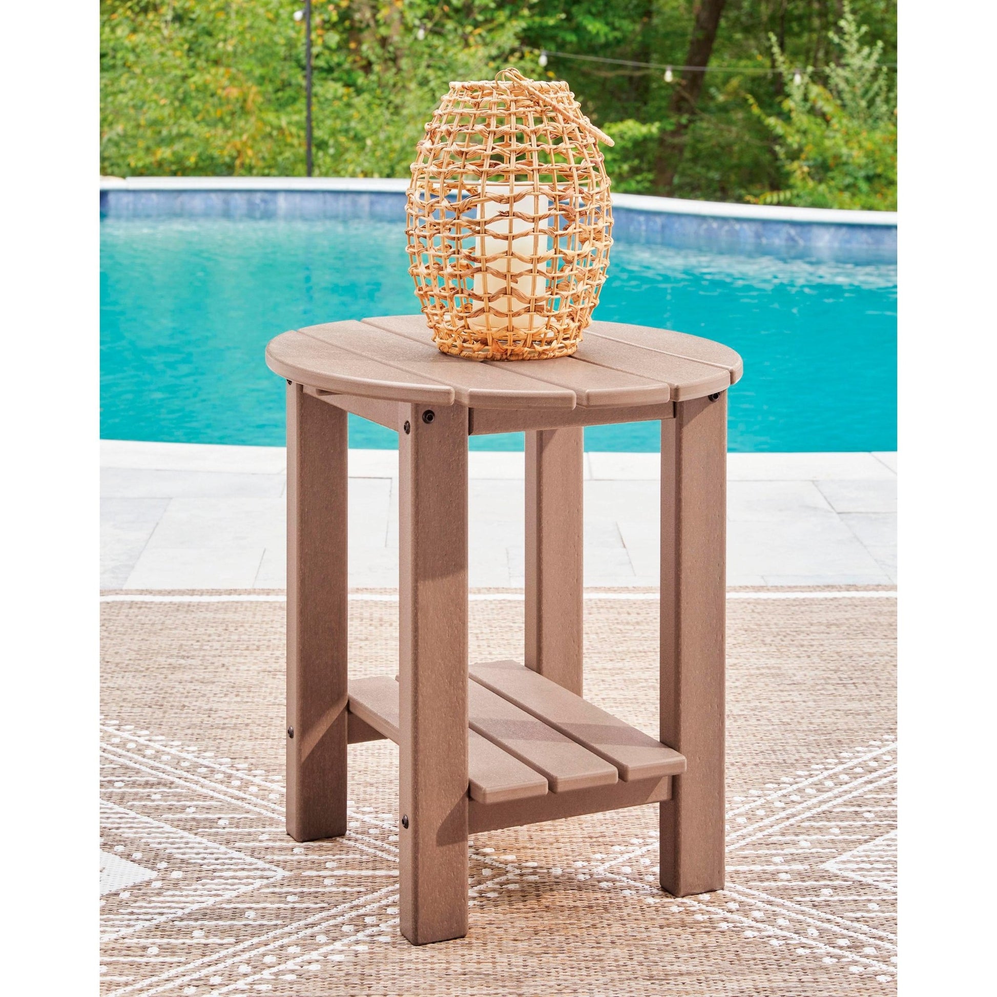 Signature Design by Ashley Grover Beach PCP422 - 706 Oval End Table - American Furniture of Slidell