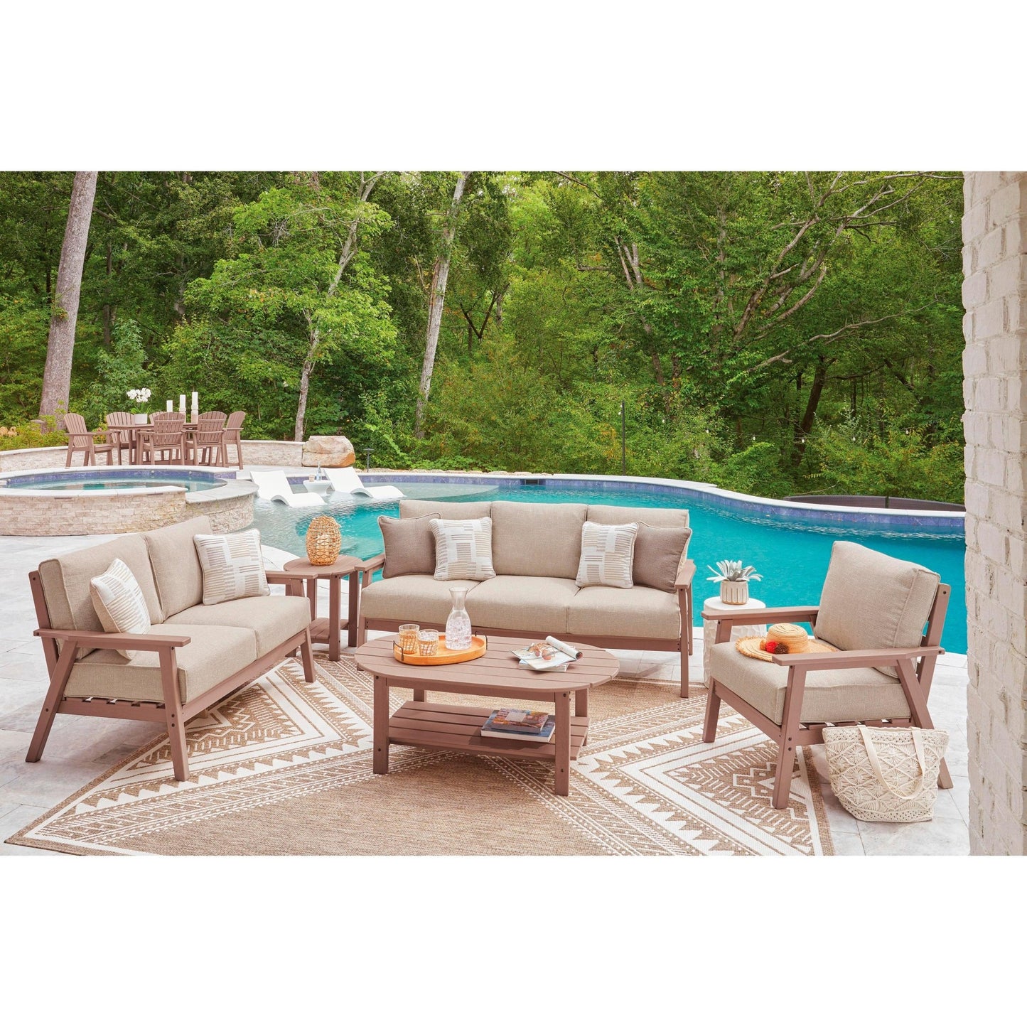 Signature Design by Ashley Grover Beach PCP422 - 820 Lounge Chair with Cushion - American Furniture of Slidell