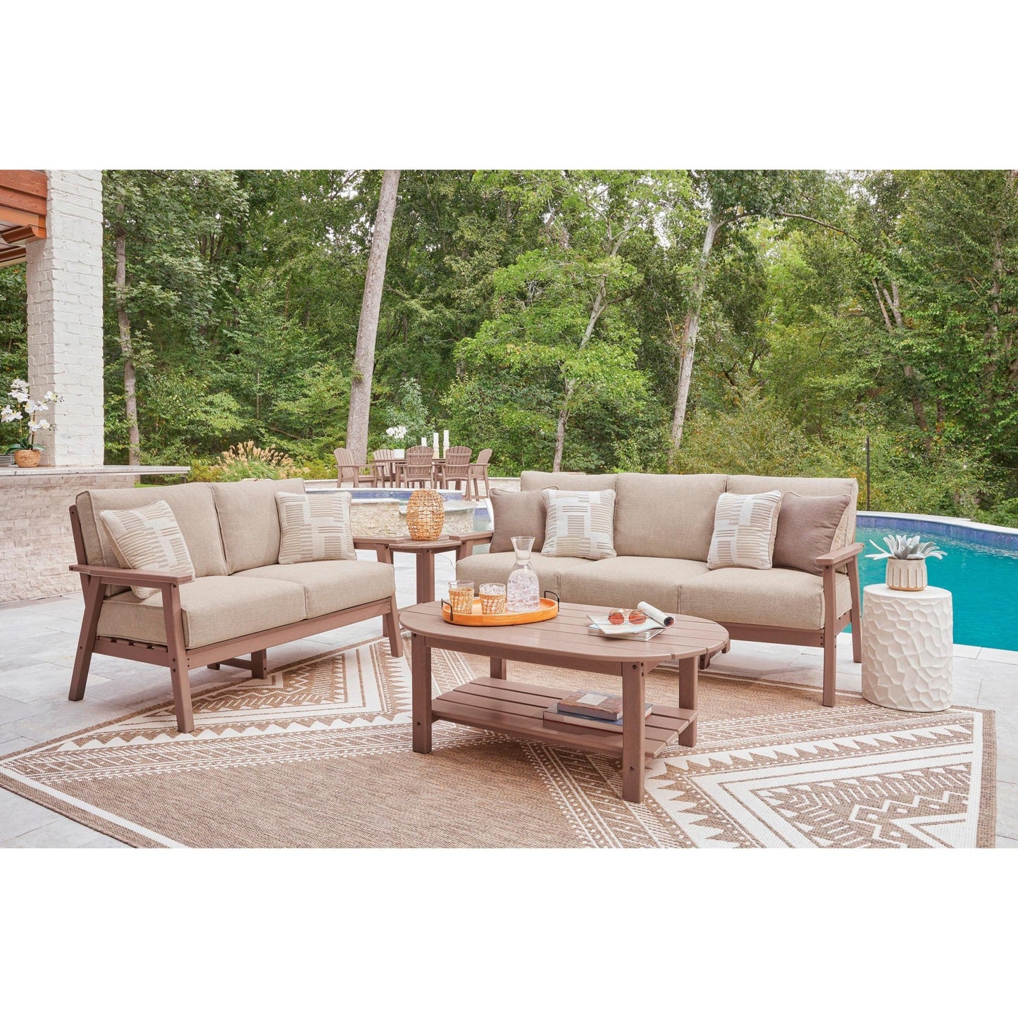 Signature Design by Ashley Grover Beach PCP422 - 835 Loveseat with Cushion - American Furniture of Slidell