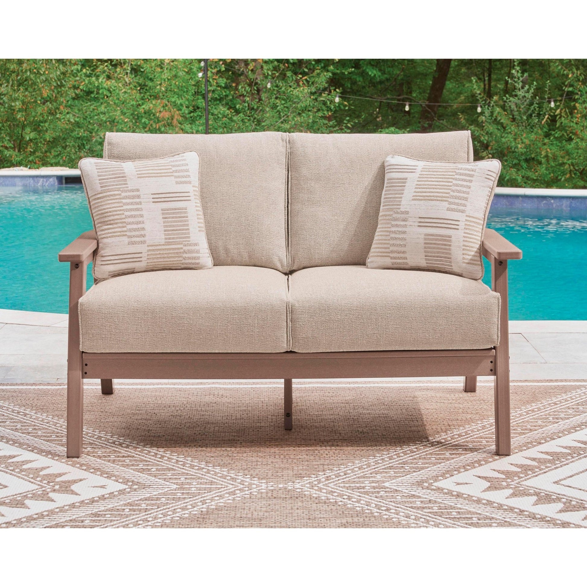 Signature Design by Ashley Grover Beach PCP422 - 835 Loveseat with Cushion - American Furniture of Slidell