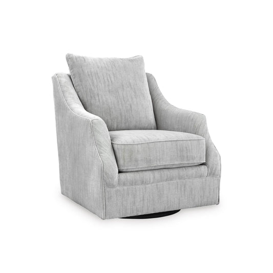 Signature Design by Ashley Gubbins Swivel Fabric Accent Chair A3000818 - American Furniture of Slidell