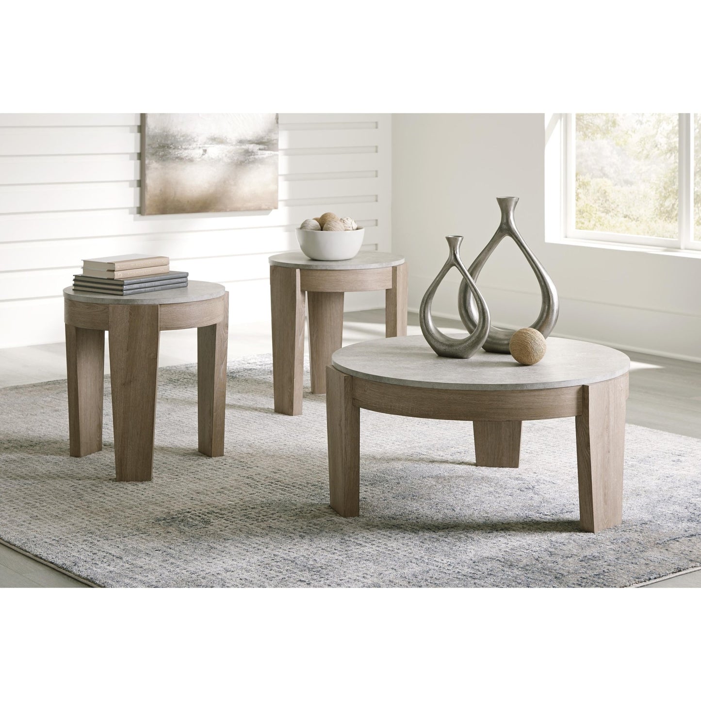 Signature Design by Ashley Guystone T237 - 13 Occasional Table Set - American Furniture of Slidell